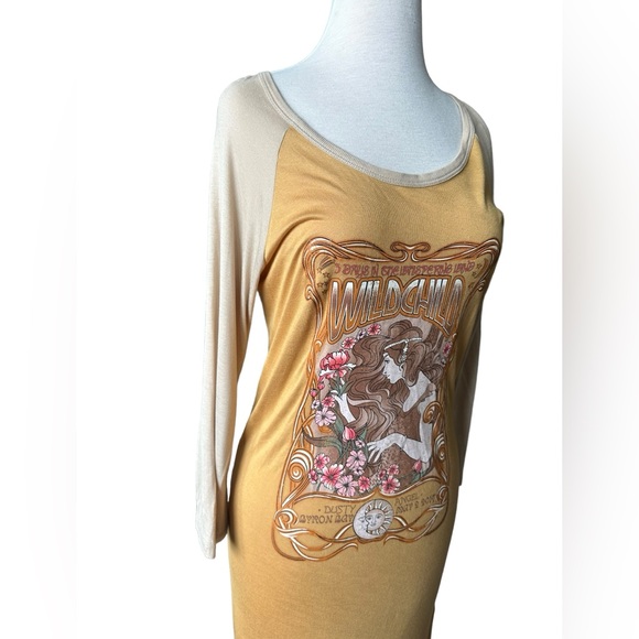 Spell & The Gypsy Wild Child Raglan T Shirt Midi Dress NWT - Picture 11 of 16